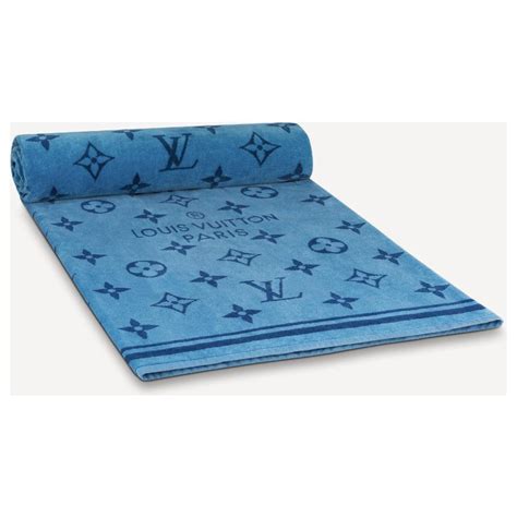 louis vuitton towel blue